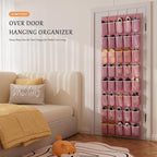 homyfort Over the Door Shoe Organizer, 40 Large Breathable Mesh Pocket,Space Saving Hanging Shoe Rack,Shoe Storage Holder for Entryway Bedroom Closet