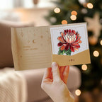 Dahlia August Birth Month Flower Acrylic Suncatcher, Flower Suncatchers for Window Hangings, Stained Glass Effect Garden Decor, Gift for Mother's Day, Mom, Grandma, Wife, Women