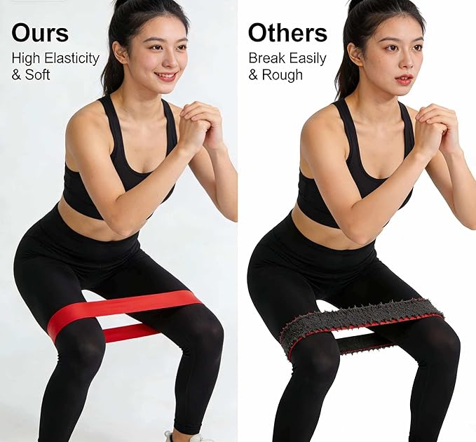 Resistance Band Fitness Set, Multi-Functional Home Workout Bands, Exercise Equipment for Strength Training, Yoga & Pilates, Unisex