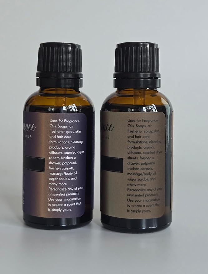 Eternal Essence Oils 2 Pack 30ml Premium Fragrance Oil - Blueberry Pancakes & Cinnabon - for Candle, Soap Making, Aromatherapy, Diffusers, Home Care, & Humidifiers