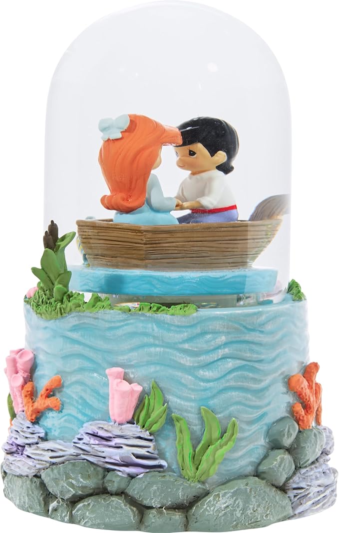 Precious Moments 252107 Disney The Little Mermaid Seize Every Moment Character Musical Rotating Snow Globe