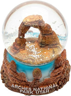 Arches National Park Snow Globe Utah Souvenir Delicate Arch Red Rock Canyon Collectible Desk Decor Gift 3.5 Inch