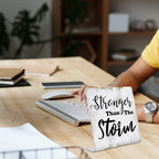 Inspirational Quotes Decor Gifts for Women, Motivational Desk Sign, Decoration On Shelf Table Desk for Living Room Home Office Gift for Sisters Friends Nurse Worker Daughter Son Coworker dksg9