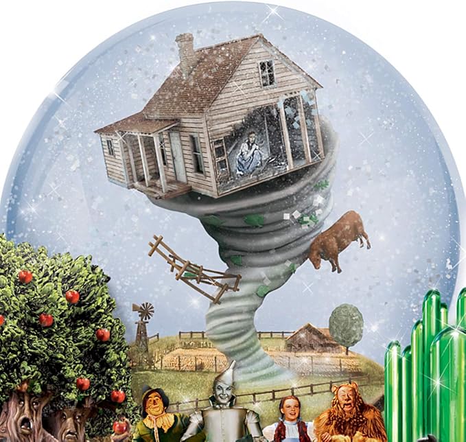 The Land of OZ Glitter Globe with Motion and Music by The Bradford Exchange