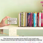 Mini Decorative Books For Home Decor, Small Wood Book Stack For Table Decor, Home Sweet Home decoration Books For Living Room Bookshelf, Farmhouse Stacked Books decoration（L53)