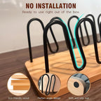 Hat Organizer for Baseball Caps-2 PacK | Wood & Metal Hat Rack Holds 14 for Baseball Caps | Space-Saving Closet Shelf Organizer for Bedroom, Dresser, Entryway