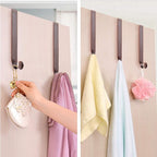 Wreath Hanger Adjustable Door Hanger Wreath Hanger for Front Door 15-24inch,Door Wreath Hook, Hold Up 20lb (Nickle-2 Pack)