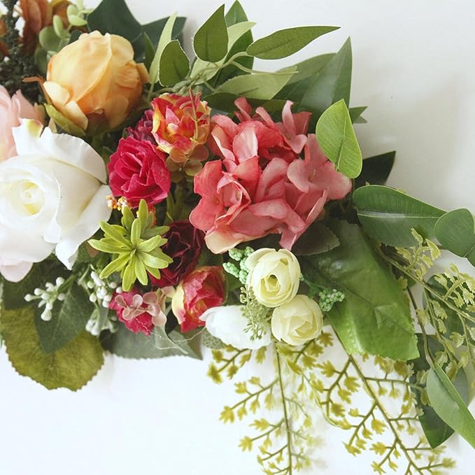 Artificial Floral Swag for Wedding Reception Backdrop and Home Use
