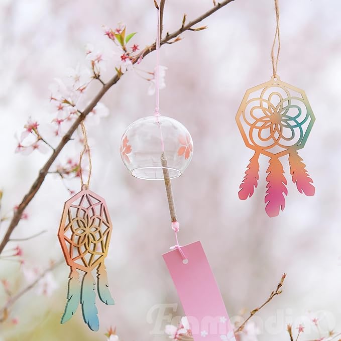 Framendino, 80 Pack Wooden DIY Dream Catchers Kits Decorative Hanging Ornaments to Paint for Home Tree Decor