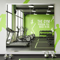 FICTOR Home Gym Mirror for Wall, 48"x28"x2 PCS Large Workout Mirrors with Tempered Glass, Full Length Frameless Body Mirror for Garage, Dance, Yoga, Bedroom