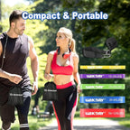 Resistance Bands, Pull Up Bands, Workout Bands for Exercise, Thick Heavy Resistance Band Set with Door Anchor, Elastic Bands for Body Stretching, Training at Home/Gym for Men & Women