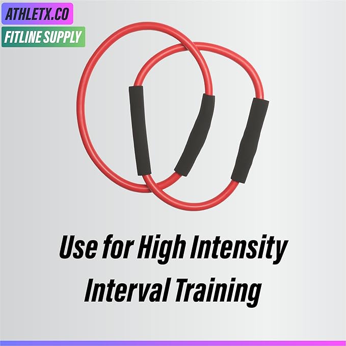Barre Double Tube - Red Resistance Band - ATHLETX.CO