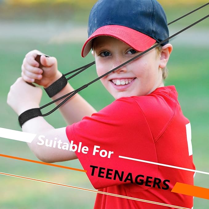 Zomiboo Baseball Bands Sports Resistance Exercise Bands Arm Strength Training Softball Baseball Pitching Training Workout Equipment for Youth Adult