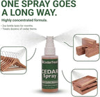 Household Essentials CedarFresh Cedar Power Spray, 2-Ounce Concentrated Essence for Blocks, Hangers, Closets, Drawers, Chests & Wardrobe Freshening