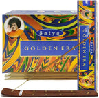 Golden Era Incense Sticks and Incense Stick Holder Bundle Insence Insense Satya