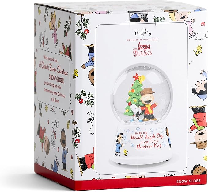 Dayspring - Peanuts - A Charlie Brown Christmas - Christmas Snow Globe