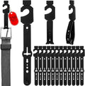 Geelin 250 Pack Belt Hanger Black Plastic Belt Hangers, Tie Hangers Bulk for Men, Closet Organizers, Storage, Retail