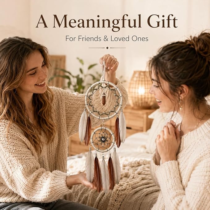Dream Catchers for Adults Boho Room Décor Dreamcatcher Small Bedroom Wall Hanging for Kids Girls Boys