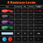 Resistance Bands for Working Out, Workout Bands, Training Bands Set, Pull Up Exercise Bands for Home Workouts, Full Body Training, Physical Therapy.
