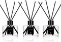 Reed Diffuser Set of 3 for Bathroom Air Fresheners, Oil Diffuser Sticks | Tuberose, Gardenia, Freesia Scent(1.7 fl oz Each Pack) Home Fragrance with 12 Stick Defusers | House Shelf Decor