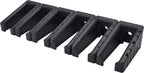 Adoreal Magnetic ABS 6 Standard AR Rack Wall Mount, AR Mag Holder for 5.56 .223 Magazines, Wall Magazine Display, Magnet AR Mag Storage Organizer