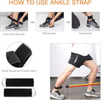 Resistance Bands Set, Himaly Exercise Bands Strength Training Fitness Bands Workout Elastic Bands with Legs Ankle Straps, Door Anchor, Handles & Carry Bag for Home Outdoor Workouts