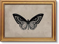 VIYYIEA Vintage Gold Framed Wall Art for Living Room,【Ornithoptera alexandrae】-(16L x 12W)
