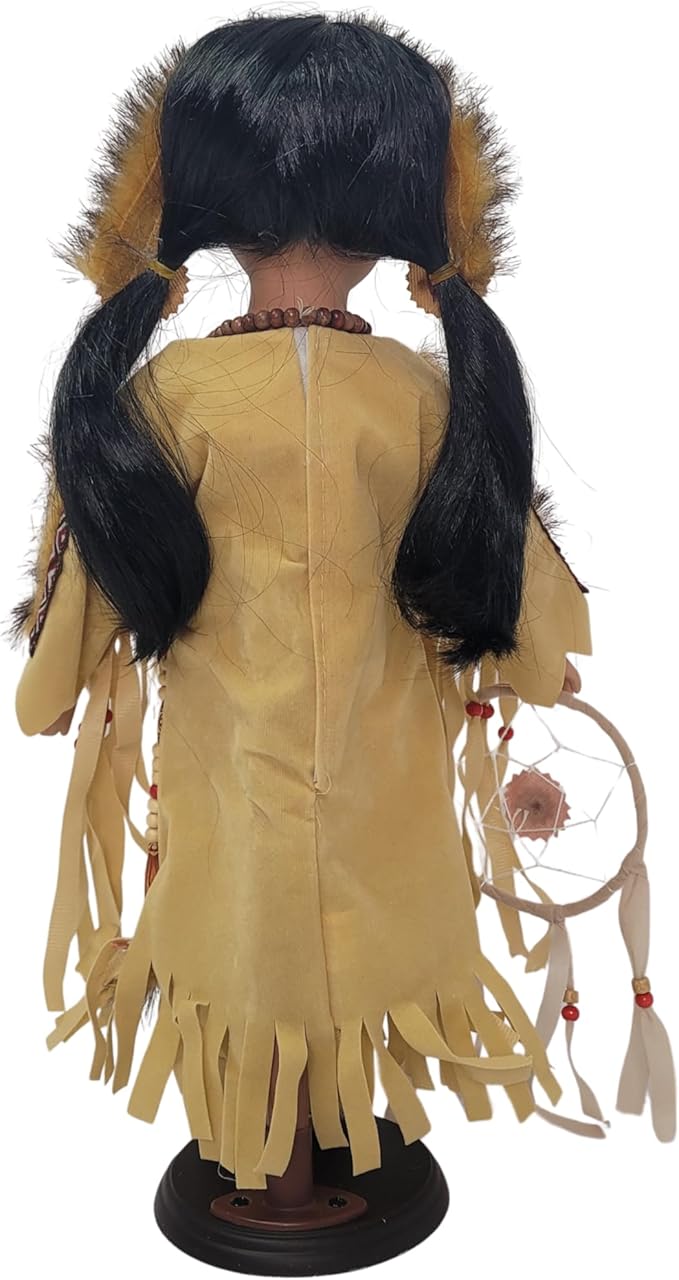 KINNEX COLLECTIONS SINCE 1997 16" Collectible Native American Indian Porcelain Doll (RAMITA) D16694