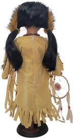 KINNEX COLLECTIONS SINCE 1997 16" Collectible Native American Indian Porcelain Doll (RAMITA) D16694