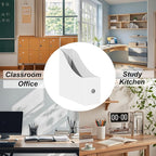 Limitliho 12 Pack White and Black Cardboard Magazine Holder, Magazine File Holder for Home, Office, Desk, 10.6'' H×10.2'' L ×3.5''W Magazine Storage Box, Sturdy Book Bins for Classroom Library
