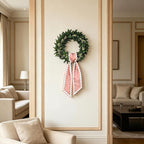 of Decorative Door Swag with Beautiful Scalloped Design Instantly Brightens Entryways and Living Space Trim Garlands Ribbons