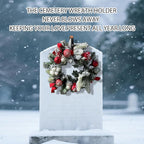 Headstone Wreath Hanger, 2-Pack Adjustable Cemetery Wreath Holder for 1'' to 5'' Tombstones & Grave Markers, Black,Heavy Duty Wind-Resistant Decoration for Christmas, Memorial Day, Easter