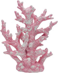 Etlemonde Beach Coastal Decor Coral Reef Home Decor Coral Statue Sculpture Home,Desk,Bathroom,Desktop Shelf Statue,Marine Themed Gifts (Pink Coral)