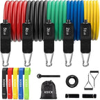 VEICK Resistance Bands, Exercise Bands, Workout Bands, Resistance Bands for Working Out with Handles for Men and Women, Exercising Bands for Fitness Weights Work Out at Home
