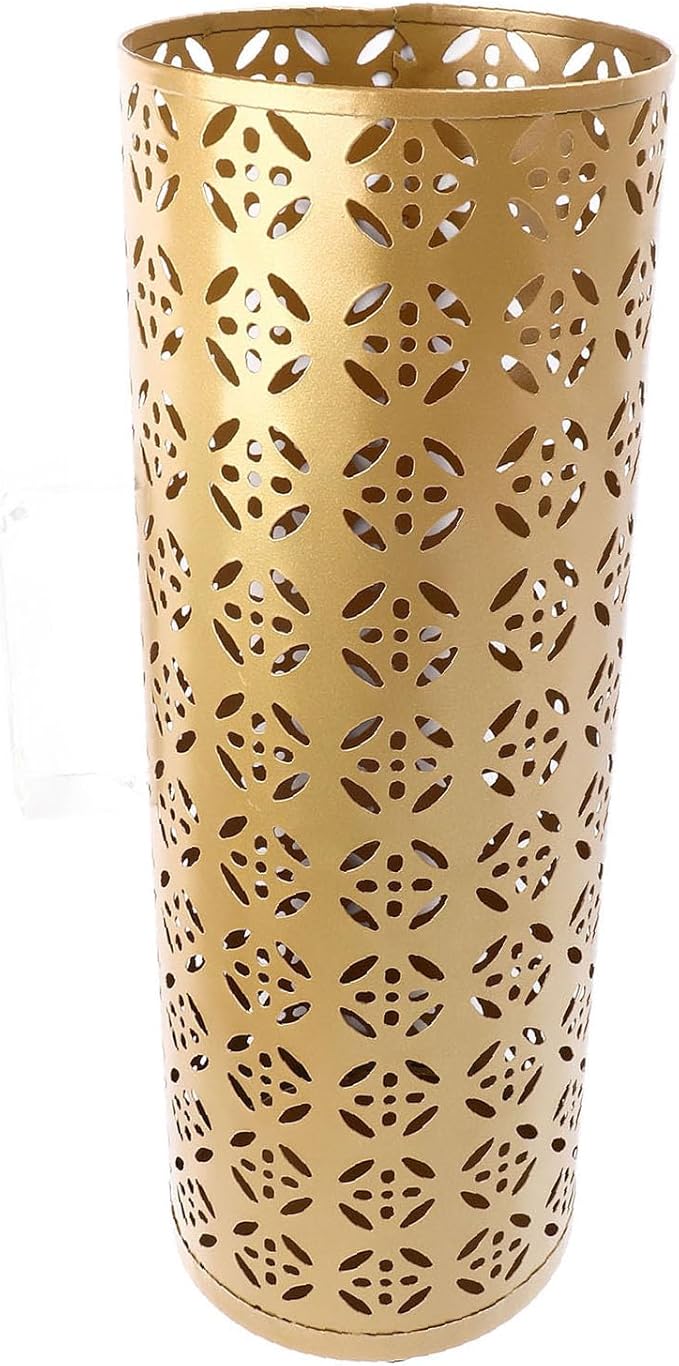 Umbrella Holder for Entryway, Umbrella Holder Metal Umbrella Stand Indoor with Hollow Design for Home Entryway (Small)