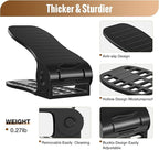 Neprock Shoe organizer for closet,16 pack thickned shoe stacker storage space saver, Double Deck Shoe Rack Holder for Closet Organization(Black)