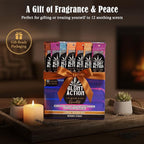 Tulasi Blunt Action Incense Sticks, 12 Packs, 144Pc, Long Lasting Fragrance, Natural Essential Oils Hand Rolled Incense Sticks for Aromatherapy, Relaxing, Yoga, Meditation, Prayer