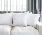 Utopia Bedding Throw Pillows (Set of 4, White) – 20 x 20 Inches Down Alternative Pillows for Bed, Sofa, and Couch - Fluffy Decorative Stuffer Pillow for Indoors & Outdoors