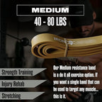 Pull Up Assistance Bands for Working Out - Resistance Bands Set for Men, Exercise, Workout, Fitness, Strength, Weightlifting, Training, Powerlifting, Stretch, Crossfit WOD