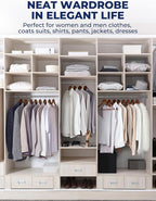 Smartor Wooden Hangers 20 Pack, Solid Wood Coat Hanger for Closet, Heavy Duty Wood Hangers for Suits, Shirts, Dresses, with 360° Rose Gold Hook, Non Slip Pant Bar, Walnut