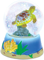 CoTa Global Sea Turtle Snow Globe - Sparkly Water Globe Figurine with Sparkling Glitter, Collectible Novelty Ornament for Home Decor, for Birthdays, Christmas, and Valentine's Day - 65mm