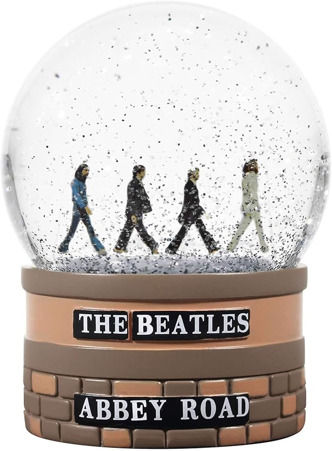 Half Moon Bay | Abbey Road Snow Globe | The Beatles Snow Globes for Adults | Quirky Christmas Ornaments & Christmas Decor | Funny Snow Dome | The Beatles Gifts & Music Gifts | Musical Xmas Decor