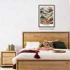 Vintage Yayoi Kusama Grasslands Posters Japanese Wall Art Yayoi Kusama Abstract Landscape Canvas Print for Stylish Room Bedroom Living Room Gallery Decor 12x16in Unframed