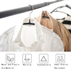 Premium PVC Coating Metal Hangers 20 Pack, Heavyduty, Non Slip Slimline, Suit Jacket T Shirt Hangers, Gold Hooks, Space Saving Clothes Hanger (Black)