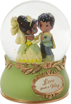 Precious Moments Love Finds A Way Princess and The Frog Musical Snow Globe