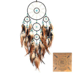 Urdeoms Large Black Dream Catchers for Bedroom Adult Merkaba Turquoise Boho Dream Catcher Wall Decor for Boys Teen Room Decor Dorm Living Room Hanging Decoration Festival Gifts(NO.32)