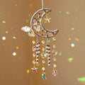 Artilady Dream Catcher for Girls - Butterfly Small Moon Dream Catchers with Crystals Cute Room Decor for Teen Girls Boys Boho Bedroom Wall Home Decorations Birthday Christmas Women Gifts