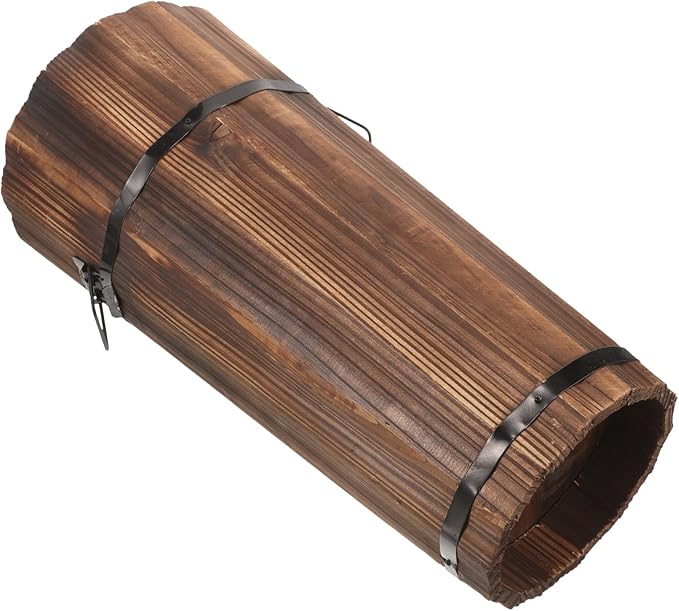 Luxshiny Umbrella Bucket 16.53X8.26X8.26In Wooden Umbrella Stand Entryway Organizer Freestanding Holder for Canes Walking Sticks and Outdoor Umbrellas