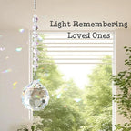 Sympathy Gifts for Loss of Loved One, Crystal Sun Catcher Rainbow Gifts, Unique Condolence Memorial for Loss of Mom Dad Dog, Ideal Grief Bereavement Miscarriage Gifts (Light Purple)