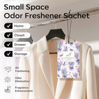 MYARO 20 Pack Lavender Scented Sachets - Drawer & Closet Air Freshener Bags, Natural Odor Eliminator for Car, Home, Bedroom, Office & Travel